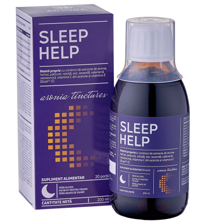 Sleep Help 200ml — o formulă unică din plante și superfructe care susține somnul natural și relaxarea profundă Sleep Help 200ml — o formulă unică din plante și superfructe care susține somnul natural și relaxarea profundă