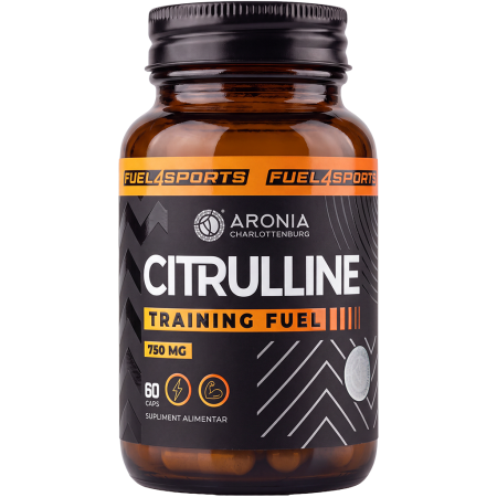 Citrulline 750 mg – 60 de capsule cu L-Citrulină 100% pură, pentru antrenamente intense de la început până la final | FUEL4SPORTS