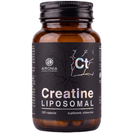 Creatină Lipozomală: 120 capsule, pentru mușchi, forță și progres în sală