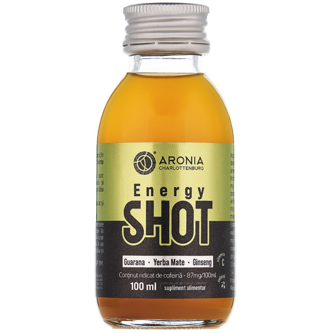 Energy Shot — un mix cu plante energizante, cofeină și vitamine, pentru un plus rapid de energie și vitalitate