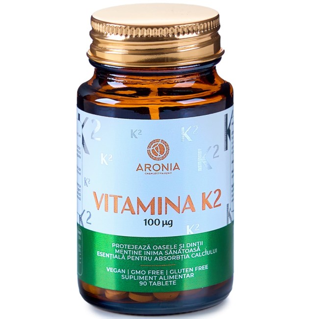 Vitamina K2 100μg MK7 - 90 Tablete Vitamina K2 100μg MK7 - 90 Tablete