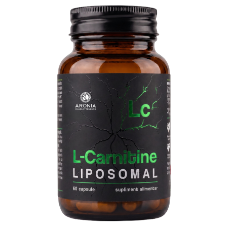 L-Carnitine Liposomal — 60 capsule cu L-Carnitină L-Tartrat în format lipozomal, pentru susținerea energiei, metabolismului și performanței fizice