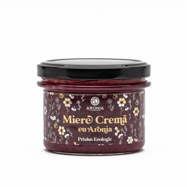 Miere Cremă cu Aronia 220G ECO (RO-ECO-029)