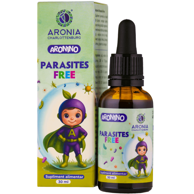 Aronino Parasites Free — 8 plante care apără juniorii de paraziți intestinali și burtici supărate