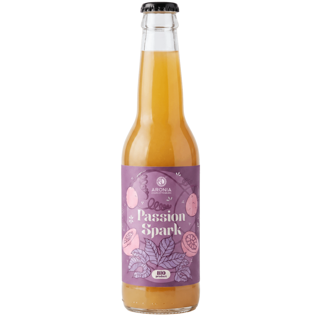 Passion Spark — Suc de Măr și Fructul Pasiunii 330 ml ECO