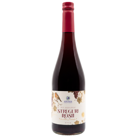 Suc de Struguri Roșii 750 ml — 100% natural, ecologic și gustos