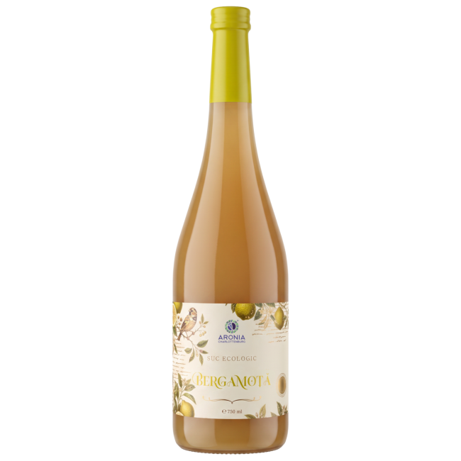 Suc de Bergamotă 750 ml — 100% natural, ecologic și intens
