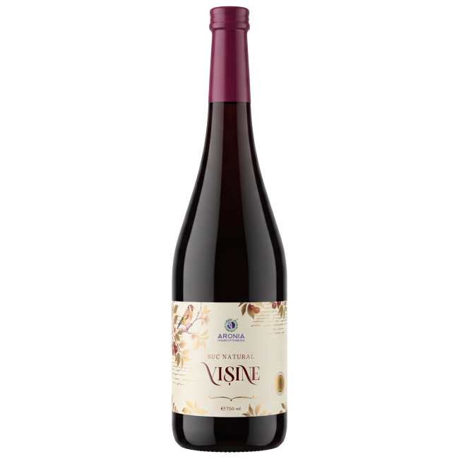 Suc de Vișine 750 ml — 100% natural, autentic și gustos