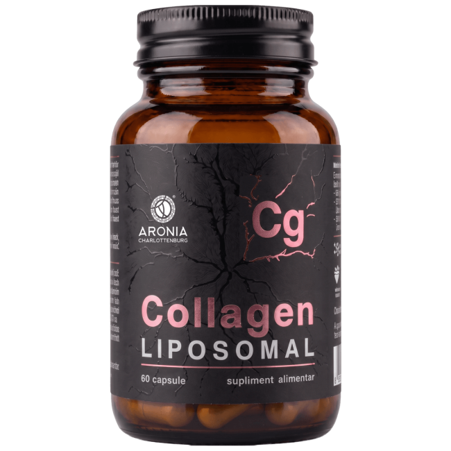 Collagen Liposomal — 60 de capsule cu colagen marin hidrolizat, pentru sănătatea pielii și confort în mișcare