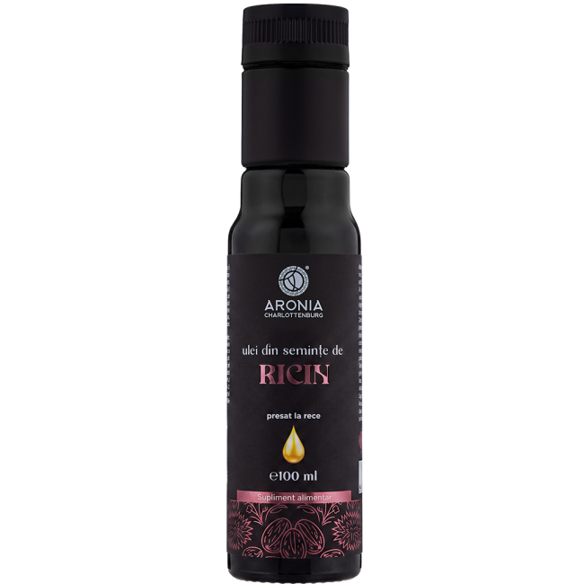 Ulei de Ricin 100 ml — 100% pur, natural și presat la rece