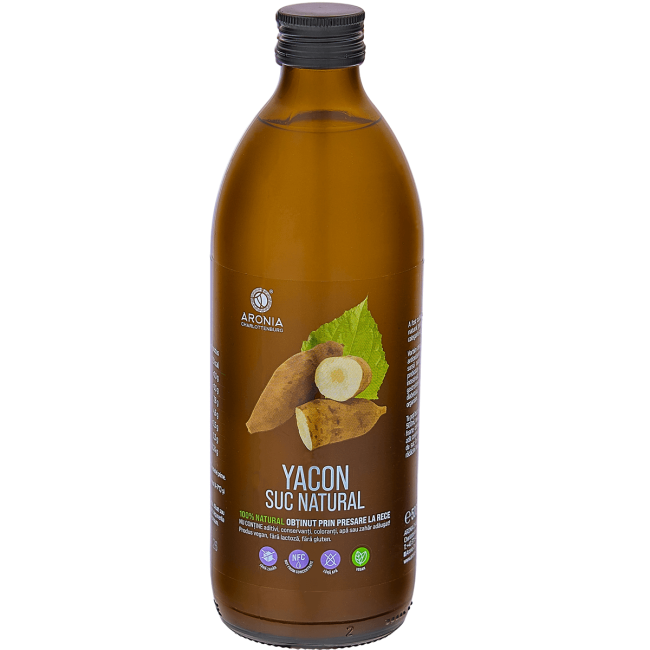Suc de Yacon 100% Pur și Natural - 500ml Suc de Yacon 100% Pur și Natural - 500ml