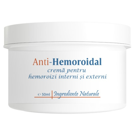 Anti-Hemoroidal, crema pentru hemoroizi interni si externi, cu efect rapid, 50 ml Anti-Hemoroidal, crema pentru hemoroizi interni si externi, cu efect rapid, 50 ml