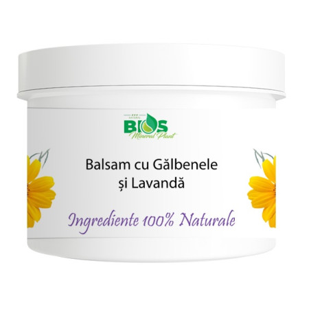 Balsam cu galbenele si lavanda, reparator, calmant, hidratant, protector,100% natural, 150 ml Balsam cu galbenele si lavanda, reparator, calmant, hidratant, protector,100% natural, 150 ml