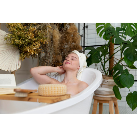 Sare de Baie - ENERGY - cu Magneziu (Sare Nigari) și Uleiuri Esențiale de Ylang Ylang, Nucșoară și Ienupăr, 850 g