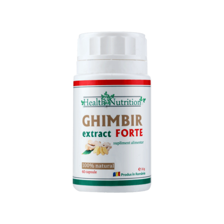 Ghimbir Extract Forte 60 cps Health Nutrition