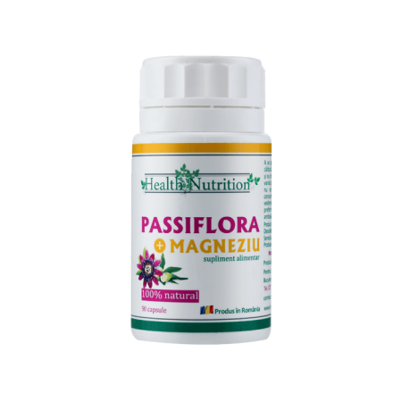 Passiflora cu Magneziu 90 cps Health Nutrition