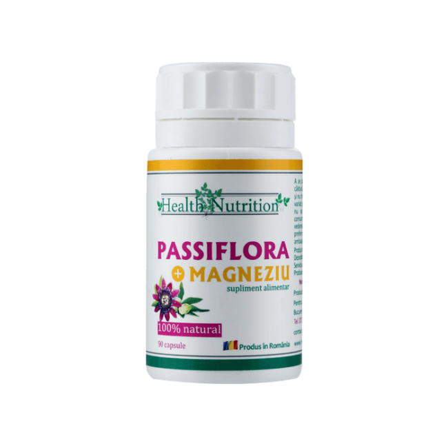 Passiflora cu Magneziu 90 cps Health Nutrition