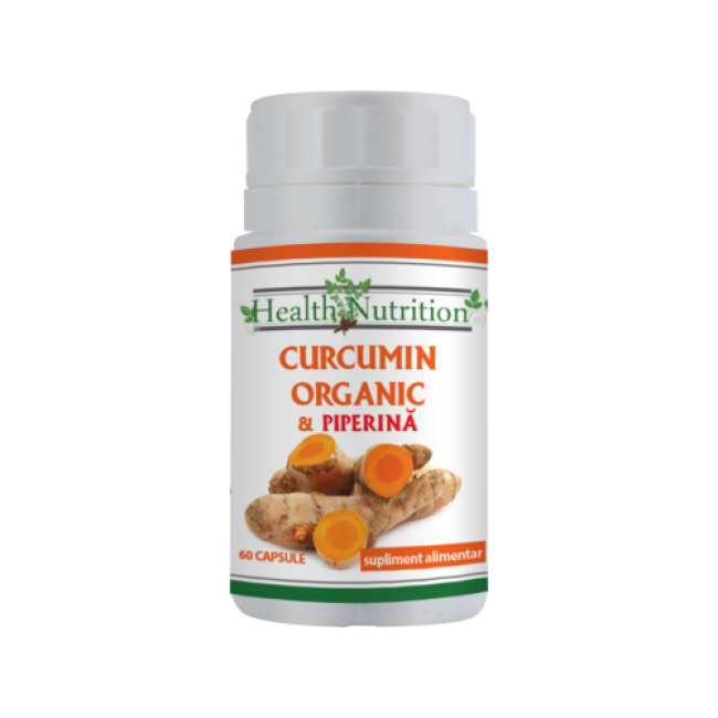 Curcumin Organic + Piperina 60 capsule Health Nutrition