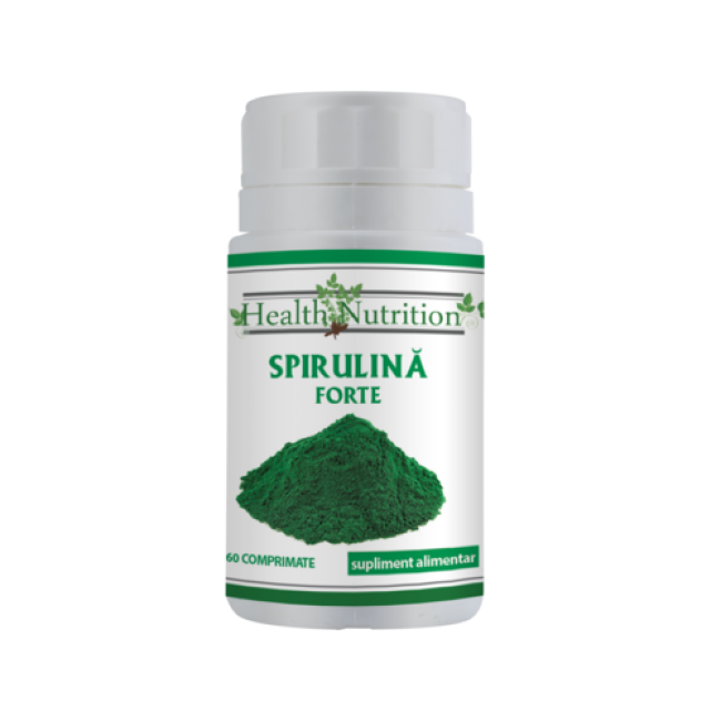Spirulina Extract 500mg 60 tablete Health Nutrition