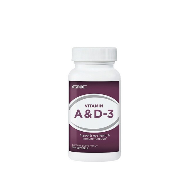 Gnc Vitamin A & D-3, Vitamina A 5000 Ui Si Vitamina D-3 Naturala 100% Din Lanolina 400 Ui , 100 Cps Gnc Vitamin A & D-3, Vitamina A 5000 Ui Si Vitamina D-3 Naturala 100% Din Lanolina 400 Ui , 100 Cps
