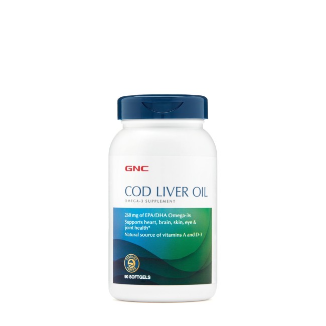 Gnc Cod Liver Oil, Ulei Triplu Din Ficat De Cod, 90 Cps Gnc Cod Liver Oil, Ulei Triplu Din Ficat De Cod, 90 Cps