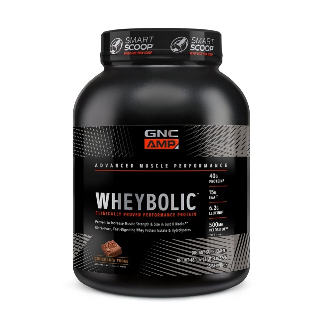 Gnc Amp Wheybolic, Proteina Din Zer, Cu Aroma De Ciocolata, 1362.5 G Gnc Amp Wheybolic, Proteina Din Zer, Cu Aroma De Ciocolata, 1362.5 G