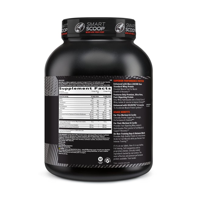 Gnc Amp Wheybolic  Proteina Din Zer Cu Aroma De Milkshake De Banane, 1300 G