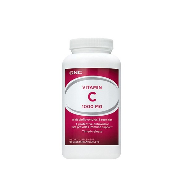 Gnc Vitamina C 1000 Mg Cu Bioflavonoide Si Eliberare Prelungita, 180 Tb