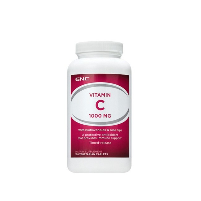 Gnc Vitamina C 1000 Mg Cu Bioflavonoide Si Eliberare Prelungita, 180 Tb Gnc Vitamina C 1000 Mg Cu Bioflavonoide Si Eliberare Prelungita, 180 Tb