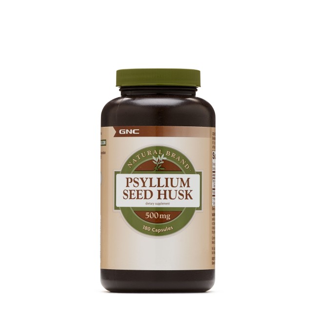 Gnc Natural Brand Psyllium Seed Husk 500 Mg, Seminte De Psyllium Decordicate, 180 Cps Gnc Natural Brand Psyllium Seed Husk 500 Mg, Seminte De Psyllium Decordicate, 180 Cps