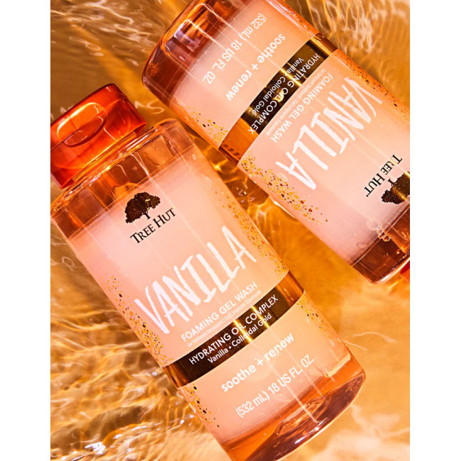 Tree Hut Foaming Gel Wash Coco Colada, Gel De Dus Cu Aroma De Vanilie, 532 Ml