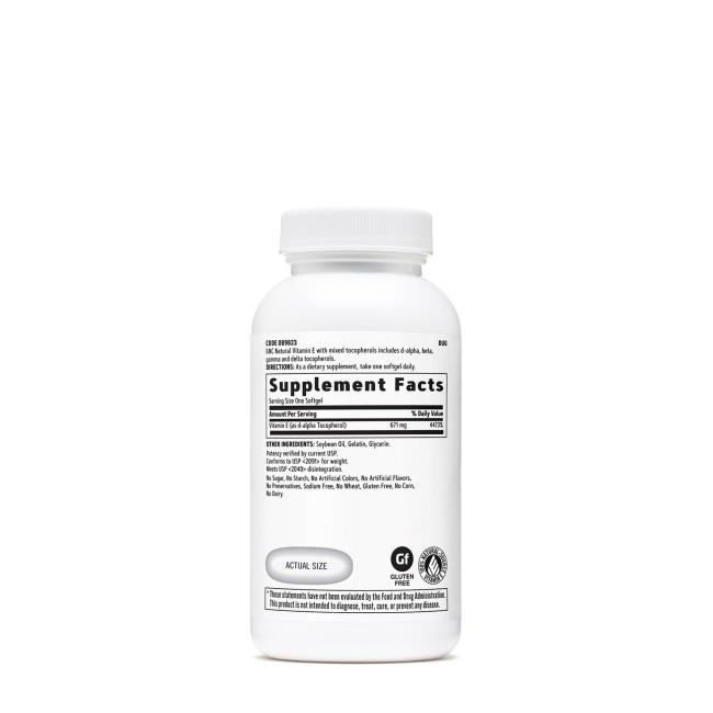 Gnc Vitamina E Naturala 1000 Ui, 60 Cps Gnc Vitamina E Naturala 1000 Ui, 60 Cps