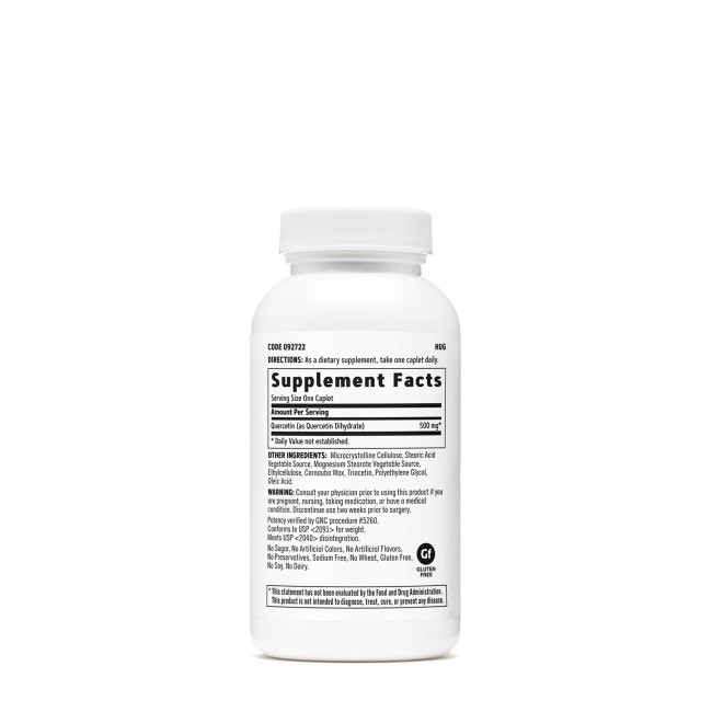 Gnc Quercetin 500 Mg, Quercetina, 60 Tb