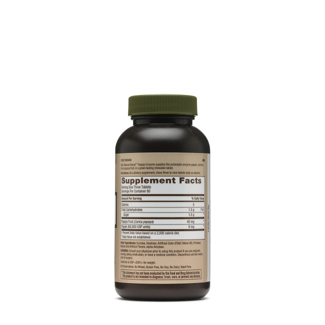 Gnc Natural Brand Papaya Enzyme, Enzime Digestive Din Papaia, 240 Tb Gnc Natural Brand Papaya Enzyme, Enzime Digestive Din Papaia, 240 Tb