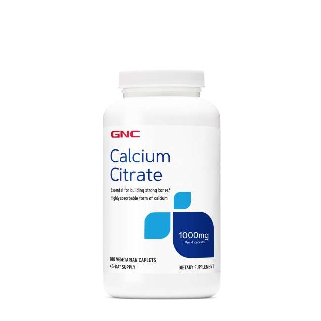 Gnc Calcium Citrate 1000 Mg, Calciu Citrat, 180 Tb