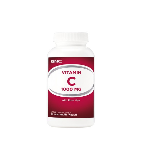Gnc Vitamina C 1000 Cu Macese, 100 Tb