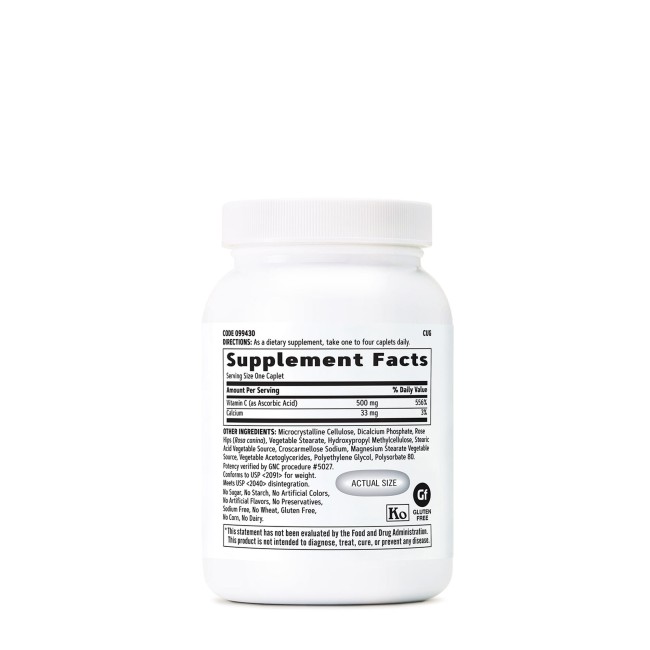 Gnc Vitamina C 500 Cu Macese, 250 Tb Gnc Vitamina C 500 Cu Macese, 250 Tb
