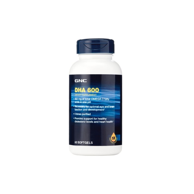Gnc Dha 600, Acizii Grasi Dha Omega-3, 60 Cps Gnc Dha 600, Acizii Grasi Dha Omega-3, 60 Cps