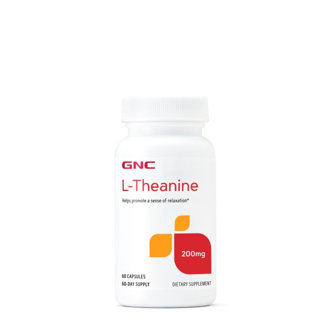 Gnc L-theanine 200mg, L-teanina, 60 Cps