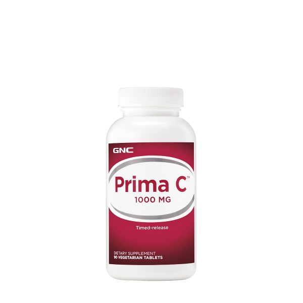 Gnc Prima C 1000 Mg Cu Bioflavonoide Si Eliberare Prelungita, Vitamina C, 90 Tb