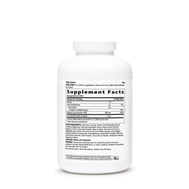 Gnc Chewable C 500 Mg, Vitamina C Masticabila, Aroma De Mix De Fructe 180 Tb Gnc Chewable C 500 Mg, Vitamina C Masticabila, Aroma De Mix De Fructe 180 Tb