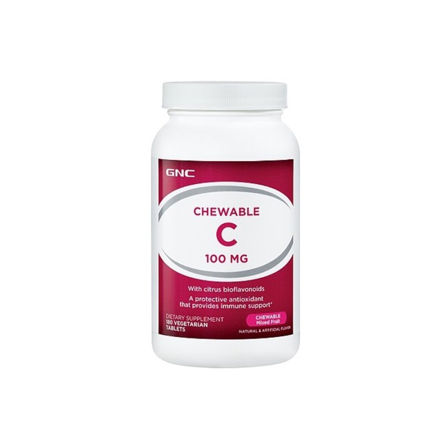 Gnc Chewable C 1000 Mg, Vitamina C 100 Mg Masticabila Cu Bioflavonoide, 180 Tb Gnc Chewable C 1000 Mg, Vitamina C 100 Mg Masticabila Cu Bioflavonoide, 180 Tb