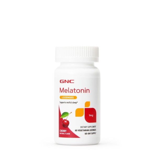 Gnc Melatonin 1 Mg, Cu Aroma De Cirese, 60 Tb