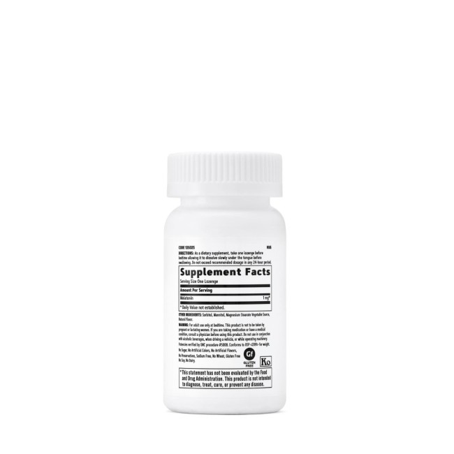 Gnc Melatonin Lozenges 1 Mg, Melatonina Masticabila Cu Aroma De Cirese 1 Mg, 120 Tb Gnc Melatonin Lozenges 1 Mg, Melatonina Masticabila Cu Aroma De Cirese 1 Mg, 120 Tb