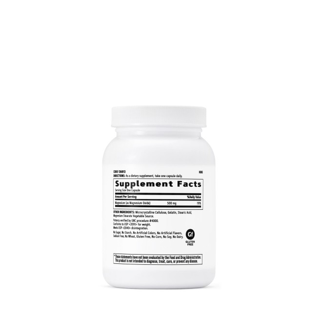 Gnc Magnesium 500 Mg, Magneziu, 120 Cps