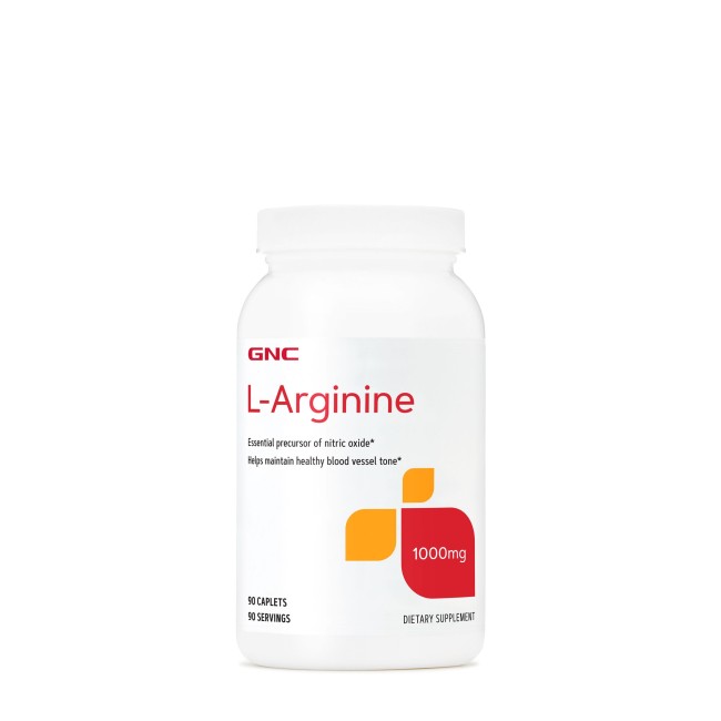 Gnc L-arginine 1000 Mg, L-arginina, 90 Tb Gnc L-arginine 1000 Mg, L-arginina, 90 Tb