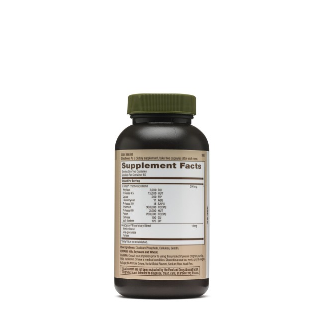 Gnc Natural Brand Super Digestive Enzymes, Enzime Digestive, 100 Cps Gnc Natural Brand Super Digestive Enzymes, Enzime Digestive, 100 Cps