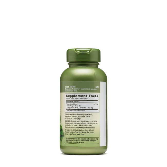 Gnc Herbal Plus Oil Of Oregano 60 Mg, Ulei De Oregano Extract Standardizat, 100 Cps Gnc Herbal Plus Oil Of Oregano 60 Mg, Ulei De Oregano Extract Standardizat, 100 Cps