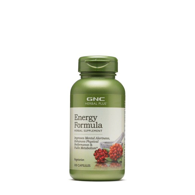 Gnc Herbal Plus Energy Formula, Formula Pentru Energie, 100 Cps Gnc Herbal Plus Energy Formula, Formula Pentru Energie, 100 Cps