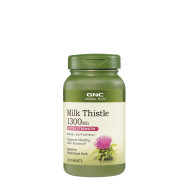 Gnc Herbal Plus Milk Thistle Silimarina 1300 Mg Extract Din Seminte De Armurariu, 120 Cps